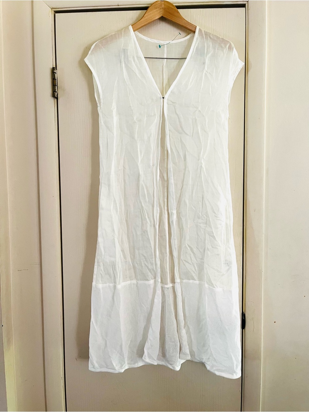 Italian Linen Lagenlook Amalfi Coastal Yacht Club Beach Resortwear Swim Coverup